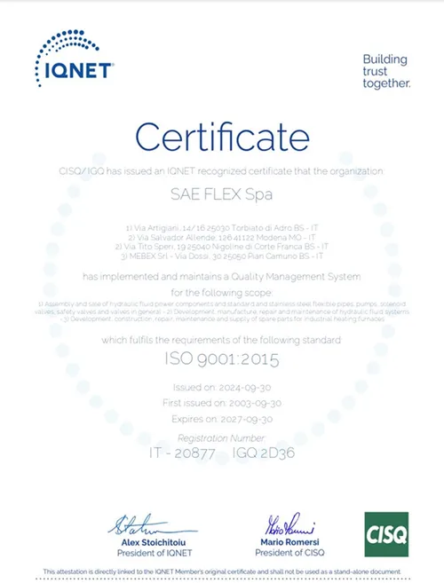 Certificazioni